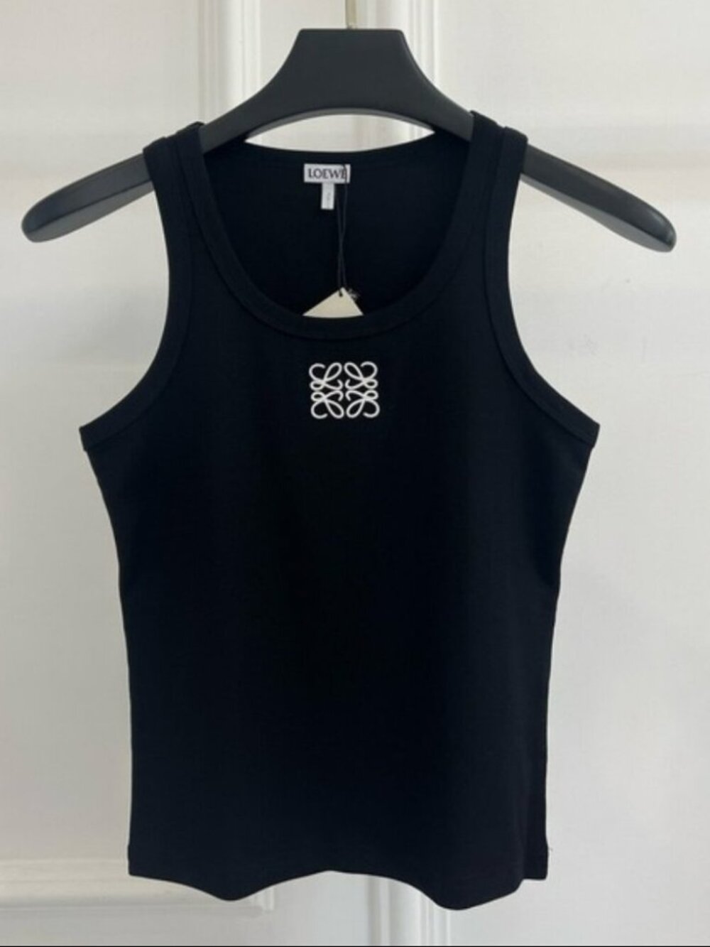 Loewe Black Tank Top featuring Anagram Logo - Picture 1 of 8